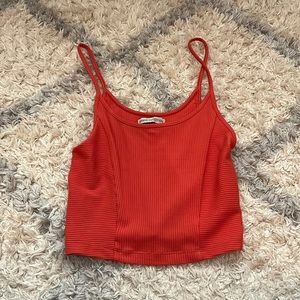 Urban Outfitters lightweight orange corset top